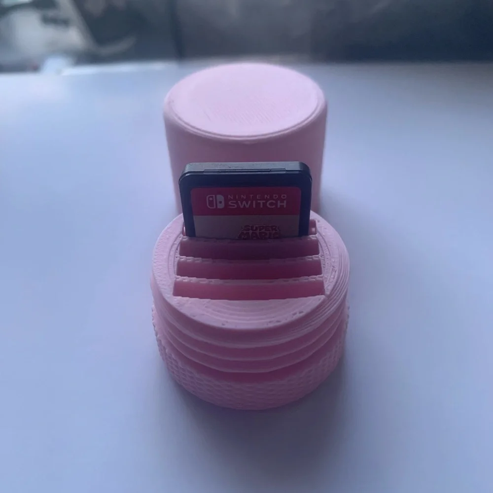 Pink Nintendo Switch Game Travel Case Holder Organizer